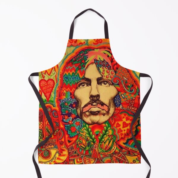 Item preview, George Harrison OM psychedelic colourful pop art pattern designed and sold by Kludoman.