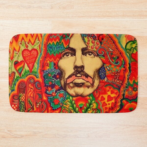Item preview, George Harrison OM psychedelic colourful pop art pattern designed and sold by Kludoman.