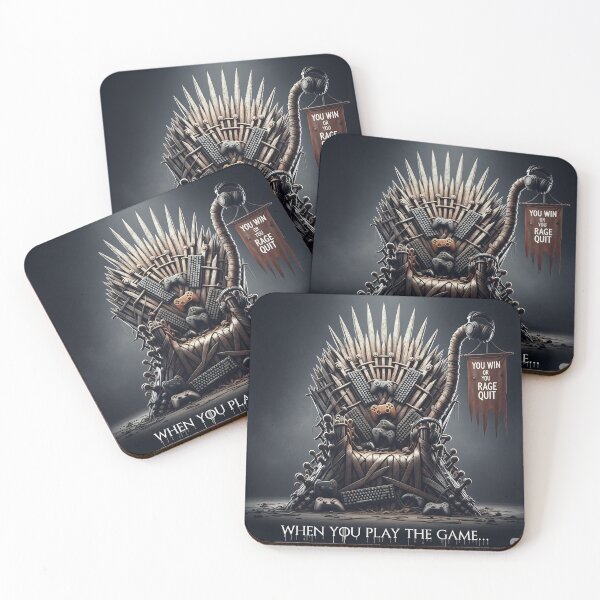 Item preview, You Win or You Rage Quit – Gamer Throne Sticker designed and sold by Roniit0001.