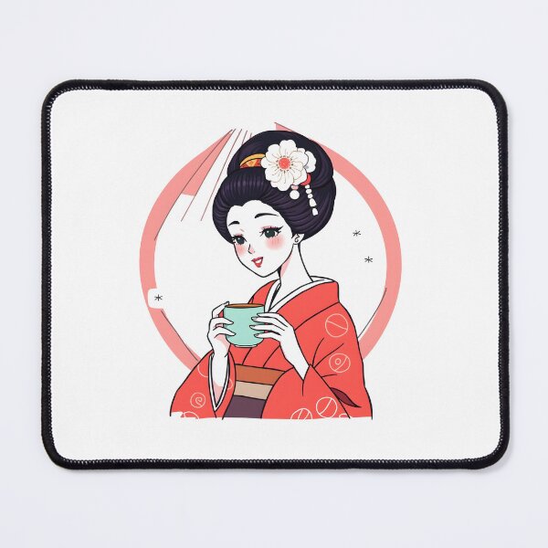 Item preview, Geisha's Tea Party: A Whimsical Sip Tee designed and sold by allogy.