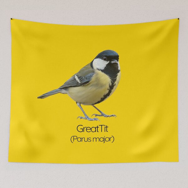 Item preview, Great Tit | The Bold and Bright Garden Visitor designed and sold by The Digital Compass.