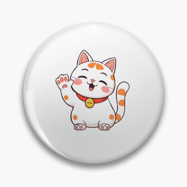 Artikelvorschau, Waving Cat Fortune: Maneki-nekos Miau-T-Shirt entworfen und verkauft von allogy.