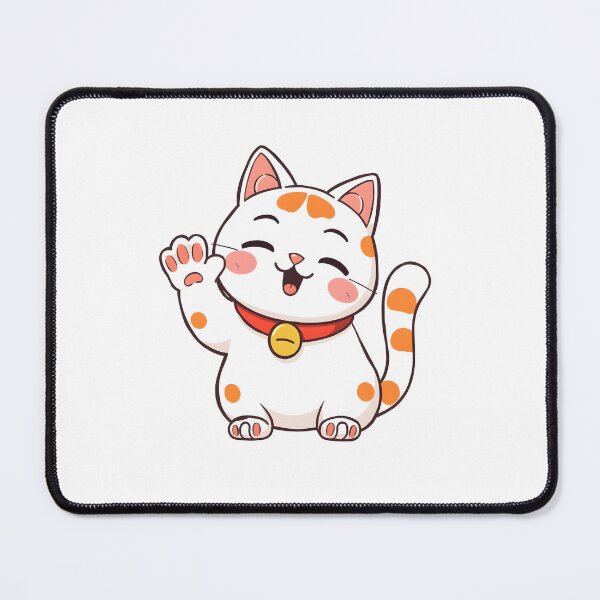 Item preview, Waving Cat Fortune: Maneki-neko's Meow Tee designed and sold by allogy.