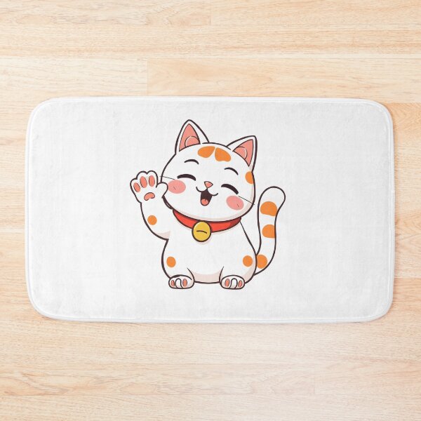 Item preview, Waving Cat Fortune: Maneki-neko's Meow Tee designed and sold by allogy.
