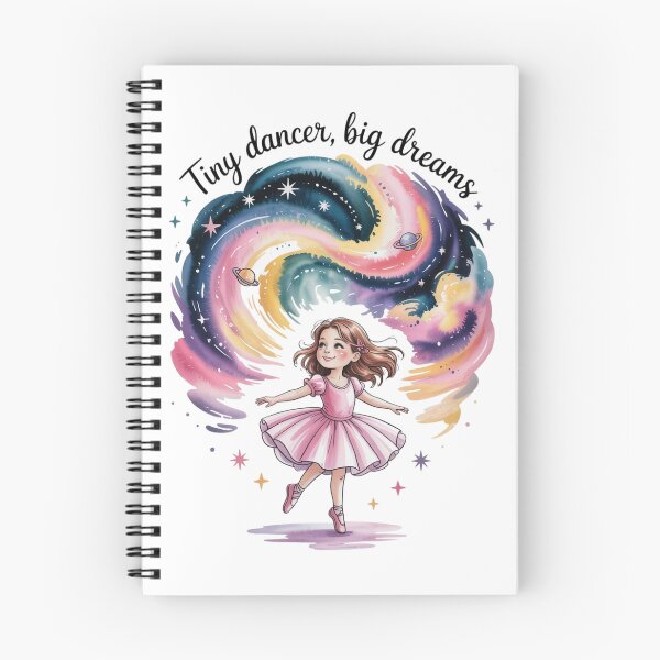 Item preview, Tiny Dancer, Big Dreams – Watercolor Galaxy Ballet Art designed and sold by jubileejungle.