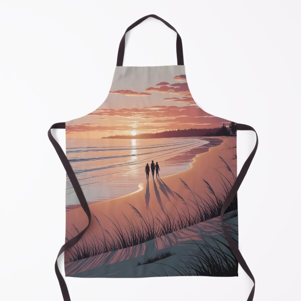 Item preview, Parlee Beach, New Brunswick: Amber-Glowing Sunset Shoreline designed and sold by LSVart.