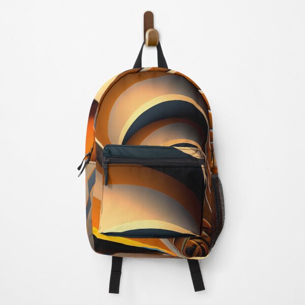 Item preview, Dynamic Vortex: Orange and Grey Abstract Tunnel designed and sold by ShadowAndSlate.