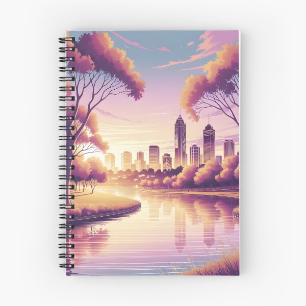 Item preview, Perth from Kings Park: Sunset Cityscape designed and sold by LSVart.