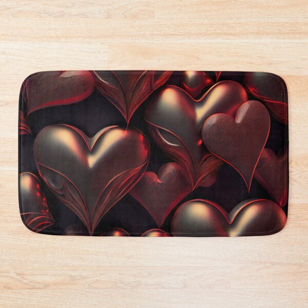 Item preview, Dark Romance: Metallic Heart Pattern designed and sold by ShadowAndSlate.