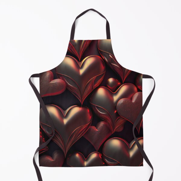 Item preview, Dark Romance: Metallic Heart Pattern designed and sold by ShadowAndSlate.