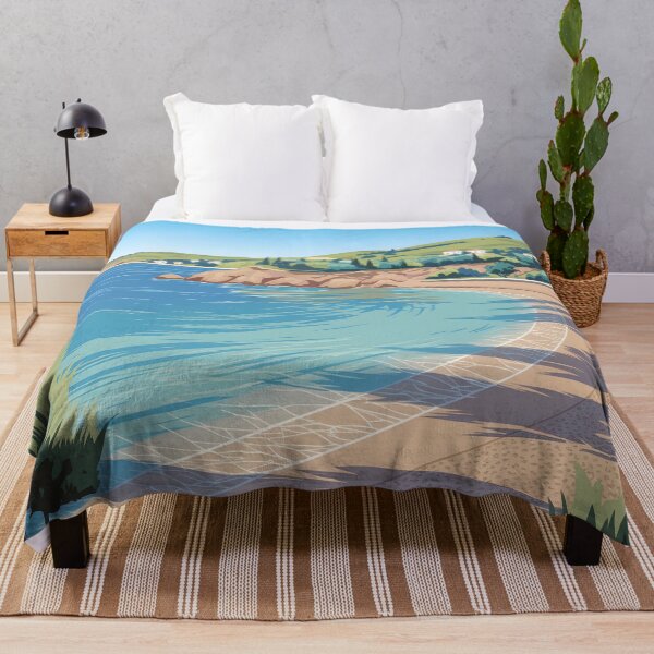 Item preview, Pissouri Bay, Cyprus: Curved Pebble Beach in Summer Warmth designed and sold by LSVart.