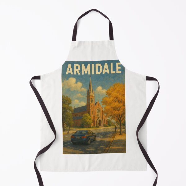 Item preview, Armidale Church and Autumn Street Scene designed and sold by Places On Earth.