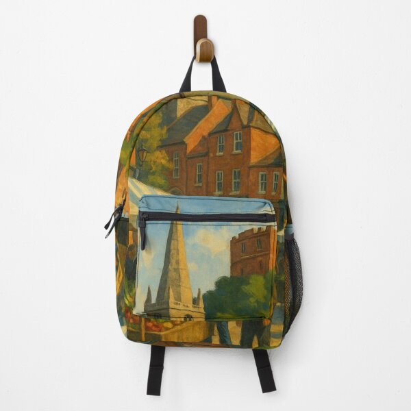 Item preview, Tamworth England Market and Castle Scene designed and sold by Places On Earth.