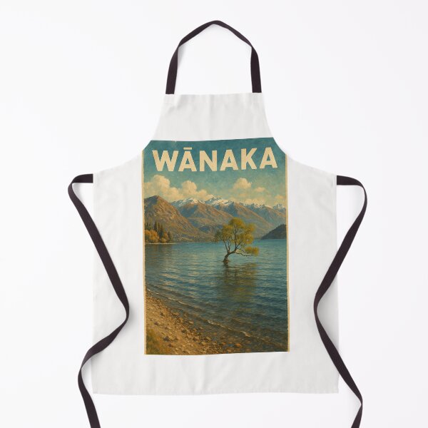 Item preview, Wānaka New Zealand Iconic Tree and Mountains designed and sold by Places On Earth.