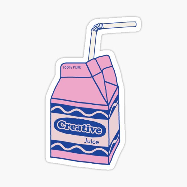 Item preview, Creative Juice Sticker designed and sold by thefunkyzen.