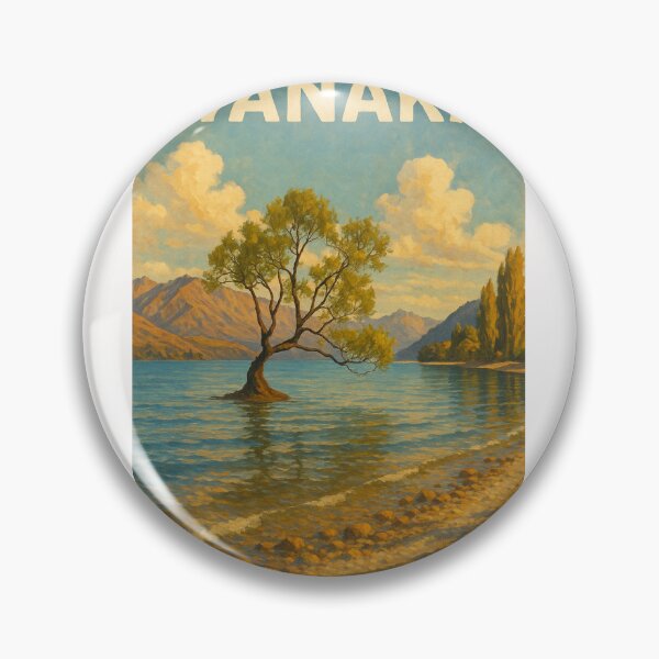 Item preview, Wanaka New Zealand Scenic Tree by the Lake designed and sold by Places On Earth.