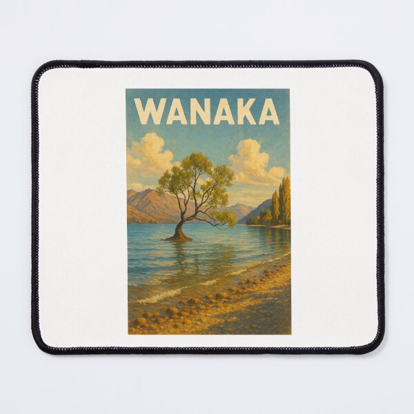 Item preview, Wanaka New Zealand Scenic Tree by the Lake designed and sold by Places On Earth.