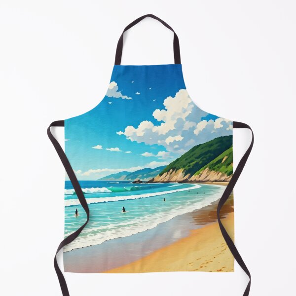 Item preview, Playa de Laga, Basque Country: Surfer’s Golden-Sand Splendor designed and sold by LSVart.