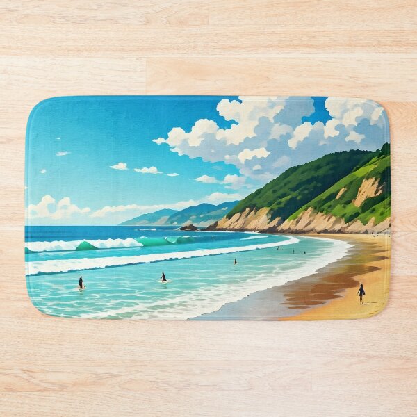 Item preview, Playa de Laga, Basque Country: Surfer’s Golden-Sand Splendor designed and sold by LSVart.
