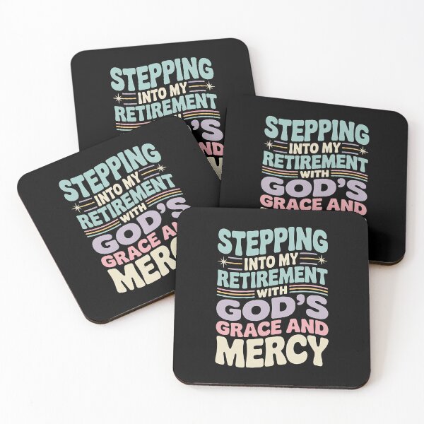 Item preview, Stepping Into My Retirement With God's Grace And Mercy - This is the perfect gift for a woman stepping into retirement with confidence, grace, and faith in her heart. designed and sold by ZyziowskyArt.