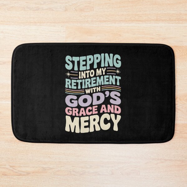 Item preview, Stepping Into My Retirement With God's Grace And Mercy - This is the perfect gift for a woman stepping into retirement with confidence, grace, and faith in her heart. designed and sold by ZyziowskyArt.