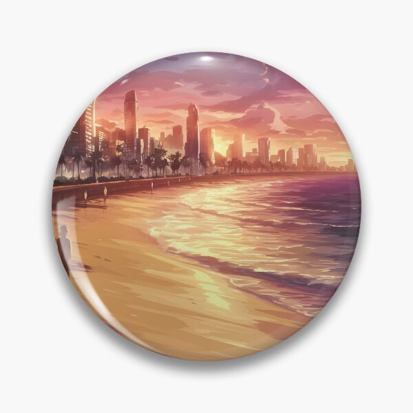 Item preview, Playa de Levante, Benidorm: Sunset Curve of Golden Sands designed and sold by LSVart.