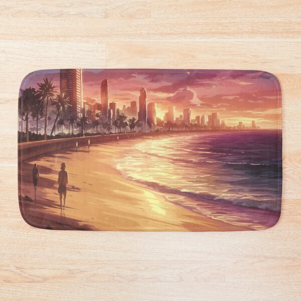 Item preview, Playa de Levante, Benidorm: Sunset Curve of Golden Sands designed and sold by LSVart.