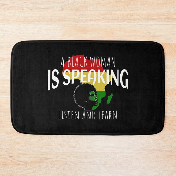 Item preview, A Black Woman Is Speaking designed and sold by Furahisha.
