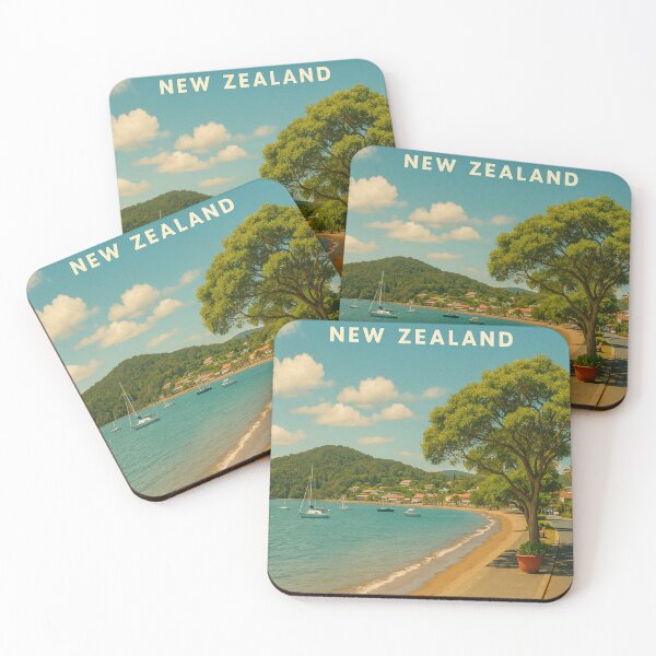 Item preview, Paihia Bay of Islands Shoreline and Boats designed and sold by Places On Earth.