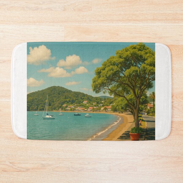 Item preview, Paihia Bay of Islands Shoreline and Boats designed and sold by Places On Earth.