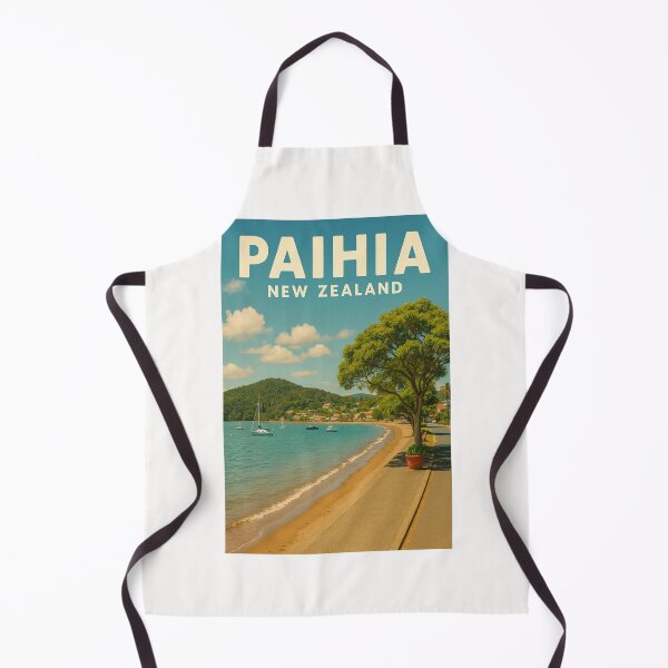 Item preview, Paihia Bay of Islands Shoreline and Boats designed and sold by Places On Earth.