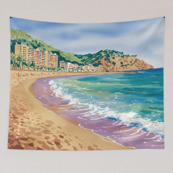 Item preview, Playa de Lloret de Mar: Turquoise Seas & Golden Sands designed and sold by LSVart.