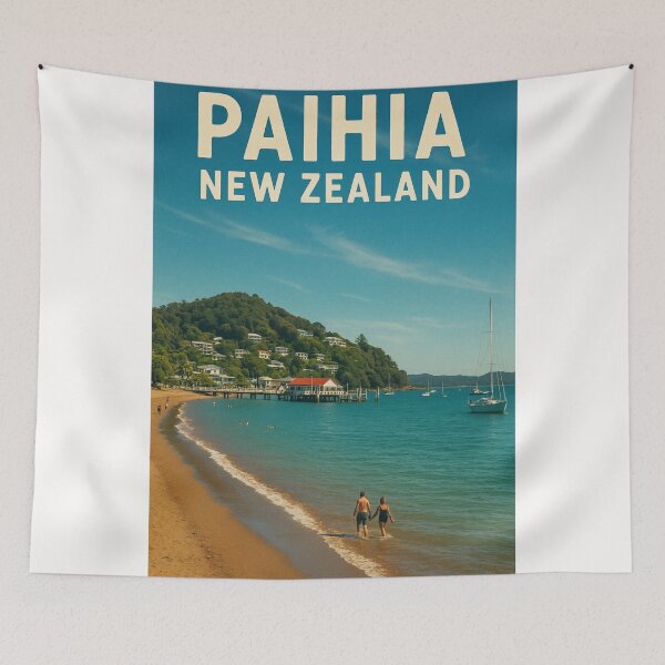 Item preview, Paihia New Zealand Coastal Village and Beach designed and sold by Places On Earth.