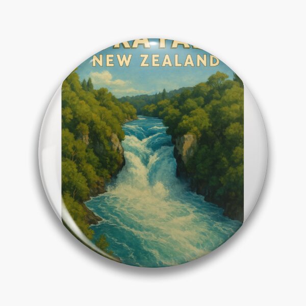 Item preview, Huka Falls New Zealand Forest and Rapids designed and sold by Places On Earth.