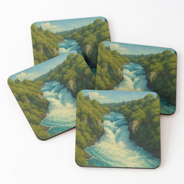 Item preview, Huka Falls New Zealand Forest and Rapids designed and sold by Places On Earth.