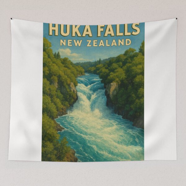 Item preview, Huka Falls New Zealand Forest and Rapids designed and sold by Places On Earth.