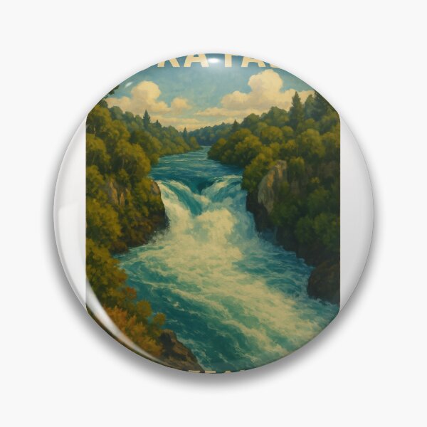 Item preview, Huka Falls New Zealand Waterfall and Canyon designed and sold by Places On Earth.