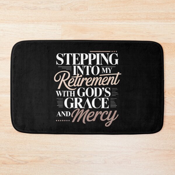 Item preview, Stepping Into My Retirement With God's Grace And Mercy - This is the perfect gift for a woman stepping into retirement with confidence, grace, and faith in her heart. designed and sold by ZyziowskyArt.