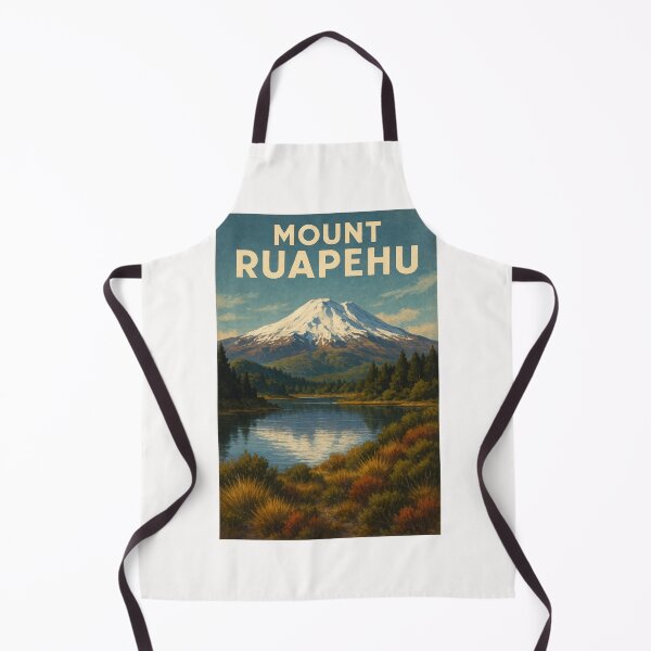 Item preview, Mount Ruapehu New Zealand Alpine Landscape designed and sold by Places On Earth.