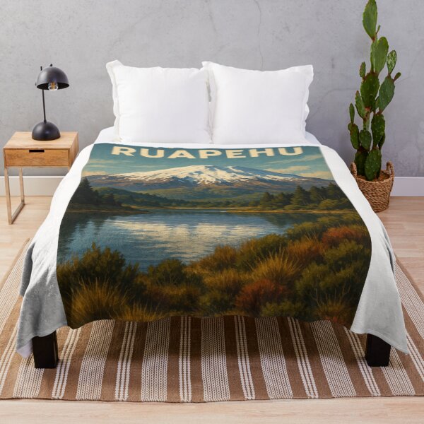 Item preview, Mount Ruapehu New Zealand Alpine Landscape designed and sold by Places On Earth.