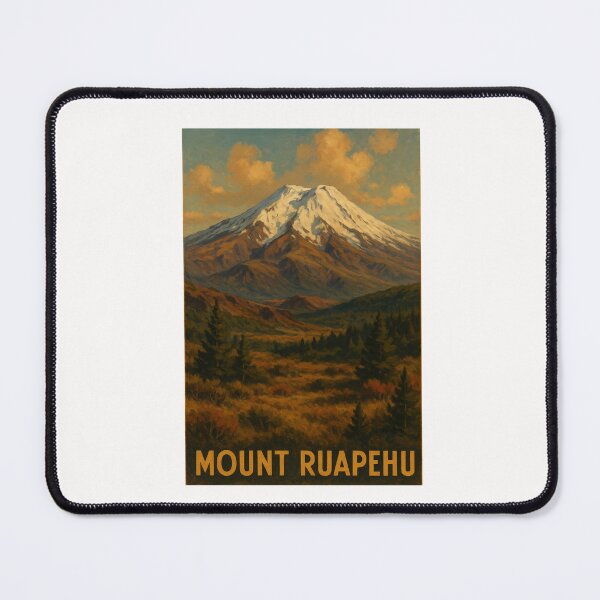 Item preview, Mount Ruapehu New Zealand Alpine Sunset designed and sold by Places On Earth.