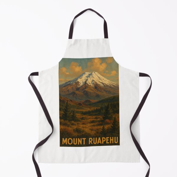 Item preview, Mount Ruapehu New Zealand Alpine Sunset designed and sold by Places On Earth.