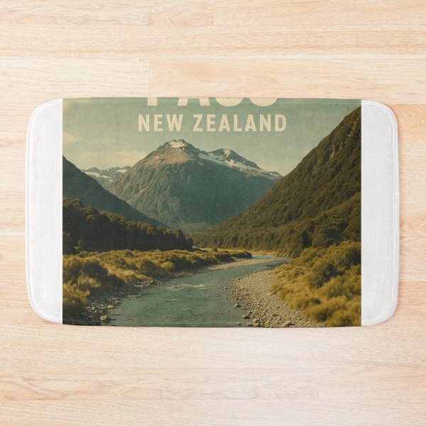 Item preview, Arthur’s Pass Viaduct in New Zealand Alps designed and sold by Places On Earth.