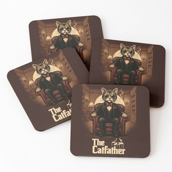 Item preview, The Catfather – 70s-style mafia cat designed and sold by PixelForge.com.de.