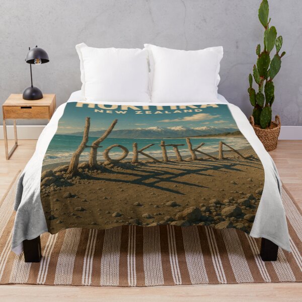 Item preview, Hokitika New Zealand Driftwood Beach Scene designed and sold by Places On Earth.