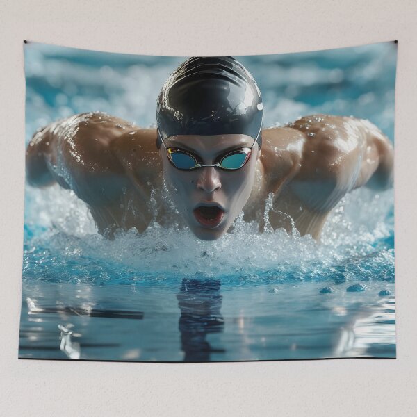 Item preview, Synchronize Your Mind and Body for Continuous Improvement; Dive Into Success: The Art of Swimming designed and sold by Creative-RE.