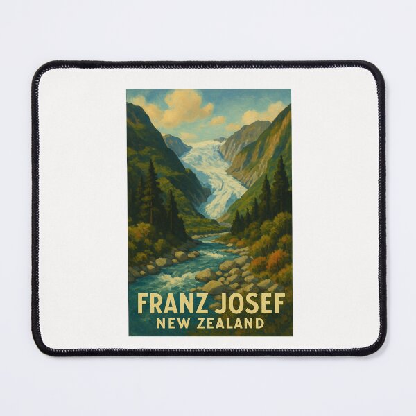 Item preview, Franz Josef Glacier New Zealand Valley Stream designed and sold by Places On Earth.