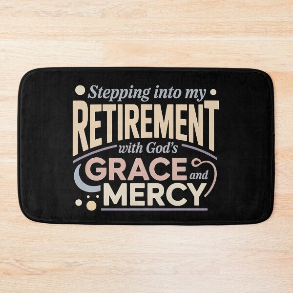 Item preview, Stepping Into My Retirement With God's Grace And Mercy - This is the perfect gift for a woman stepping into retirement with confidence, grace, and faith in her heart. designed and sold by ZyziowskyArt.