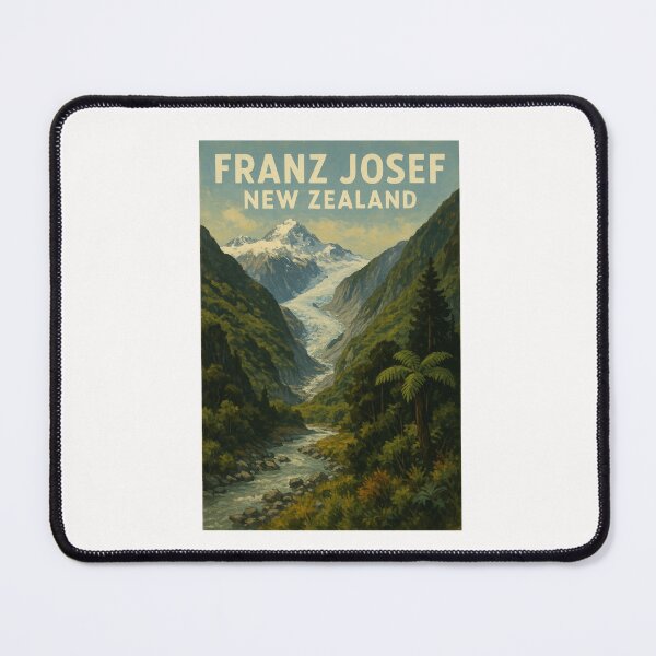 Item preview, Franz Josef Glacier with New Zealand Ferns designed and sold by Places On Earth.