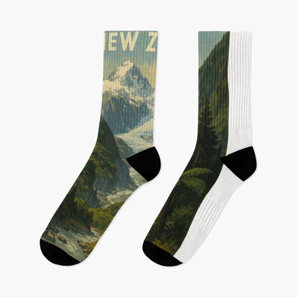 Item preview, Franz Josef Glacier with New Zealand Ferns designed and sold by Places On Earth.